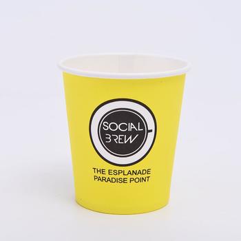Food Grade Pla Material Anti-scald And Anti-abrasion Coffee Paper Cups Double Wall