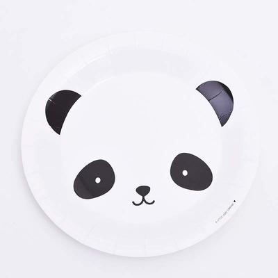 Customize Logo Pattern Highlight Brand Culture Panda Paper Sets