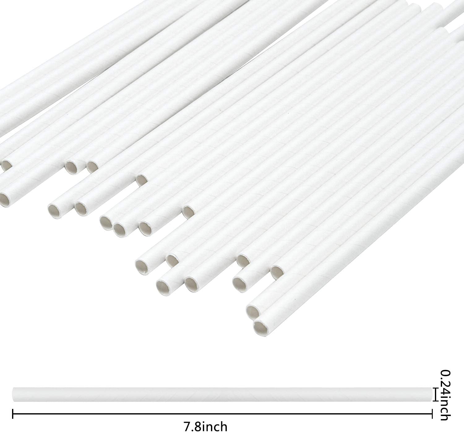 product-ISROYAL HOUSEWARE-Manufacturer Wholesale Paper Straws White Straw Plastic Free Eco-friendly 