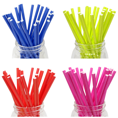 Eco Disposable Paper Straws cheap Drinking Straws Colorful Straw Plain BPA Straw Customized