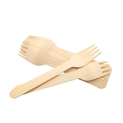 Woodland Premium Disposable Wooden Cutlery Jumbo Pack of Biodegradable Utensils Set
