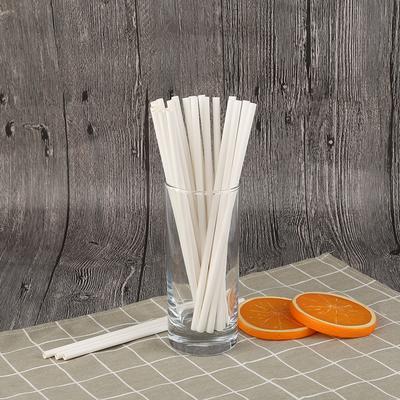 Eco-friendly hot sale OEM biodegradable white paper straw for wholesale