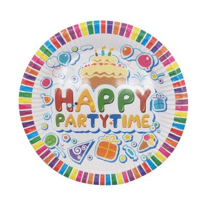 kids birthday party 7/9 inch disposable bulk packing decorative disposable paper plate