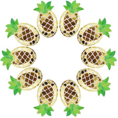 Pineapple Shape Paper Plates Cake Snack Party Decorations Plates