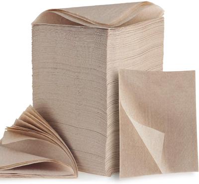 Kraft Brown Compostable Napkins Recycled Natural Eco- friendly Napkins non bleached Lunch Paper Napkins