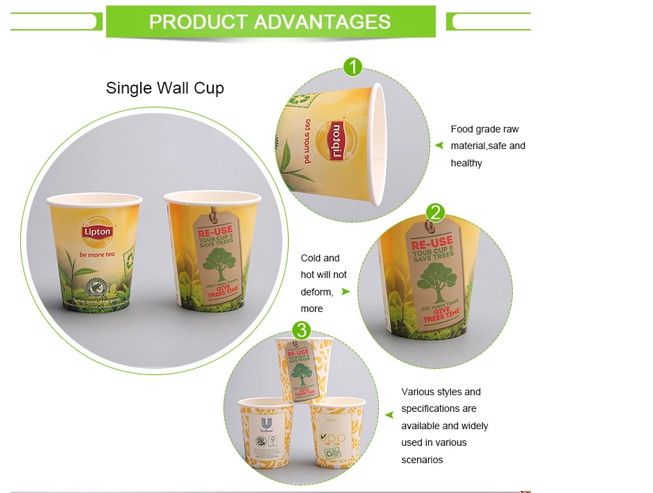 product-Hot Sale Biodegradable Custom Paper Cup Cup Printed Disposable Coffee Paper Cup-ISROYAL HOUS
