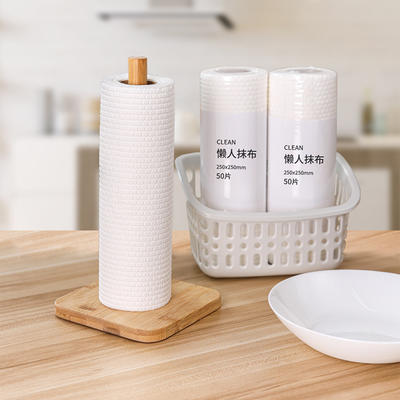 Kitchen lazy rag wet and dry disposable dish towel household cleaning thick non-woven absorbent non-stick oil