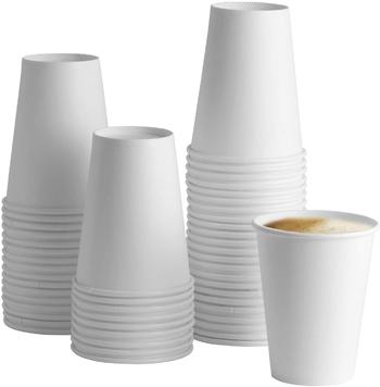 White Paper Cups Paper Coffee Cups Disposable Cup for Hot Water or Tea