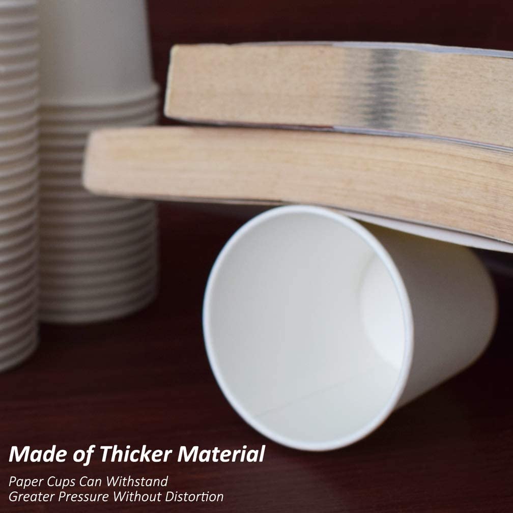 product-White Paper Cups Paper Coffee Cups Disposable Cup for Hot Water or Tea-ISROYAL HOUSEWARE-img