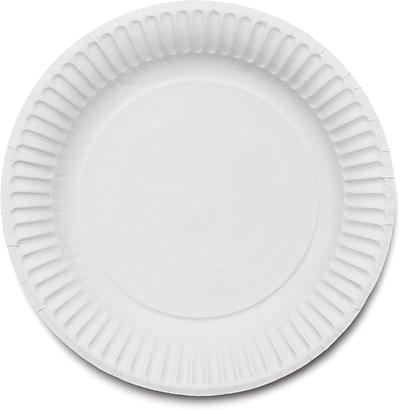 High-end White Food Grade Paper Plate Uncoated Plates Disposable Plate Paper