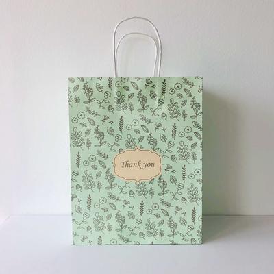 China manufacturers custom printing cheap shopping carrying packaging recycled kraft paper bag