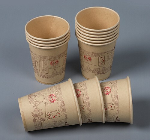 product-Commercial and office household thickening cup disposable water cup bamboo instinctive paper