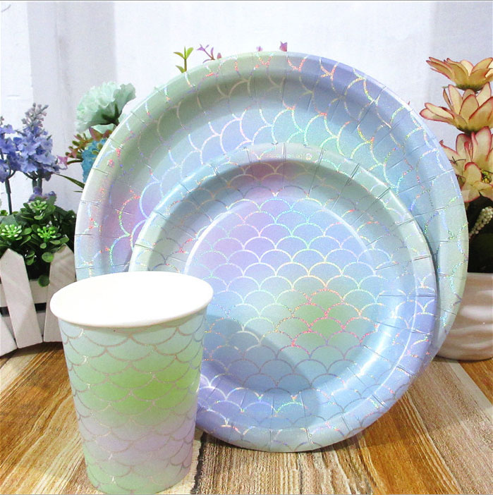 product-Hot Sale Customized paper cups Diy manual materials colorful paper plate custom cartoon disp