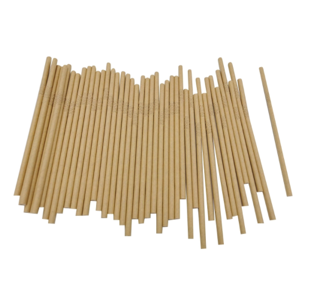 product-biodegradable white and black flexible paper straws, natural kraft paper straw with customiz
